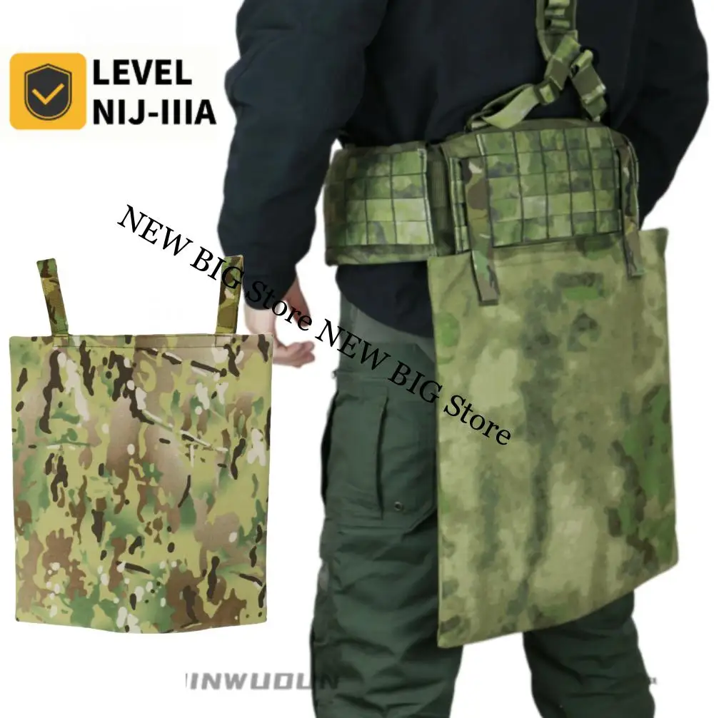 Protector balístico NIJ IIIA entrepierna cadera y glúteos MOLLE