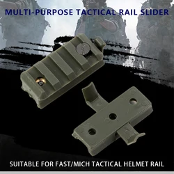 Clip montaje linterna rail Picatinny para casco táctico militar
