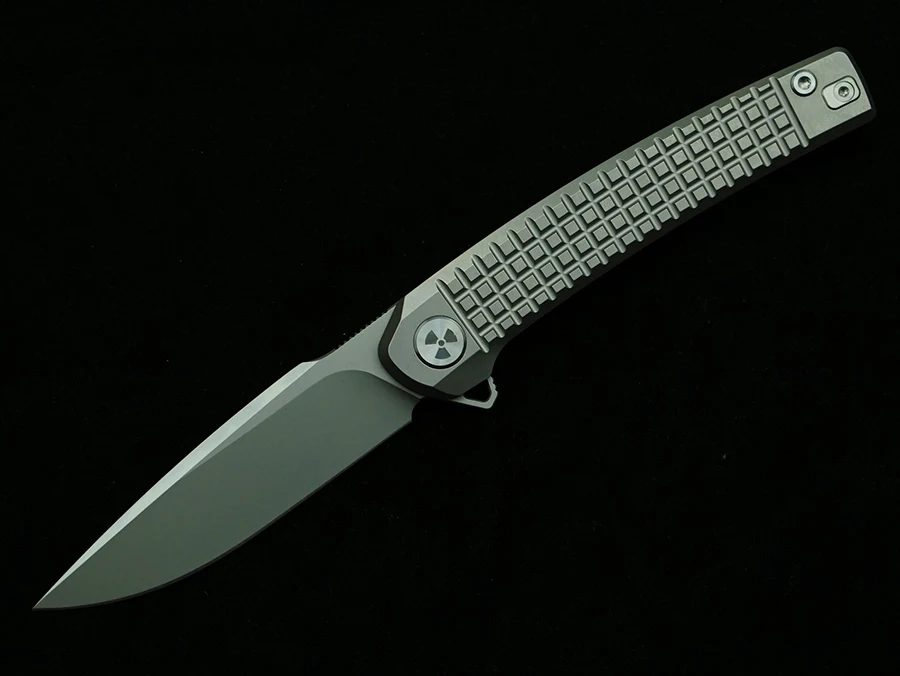 Cuchillo plegable LEMIFSHE JR9613 con acabado de hoja