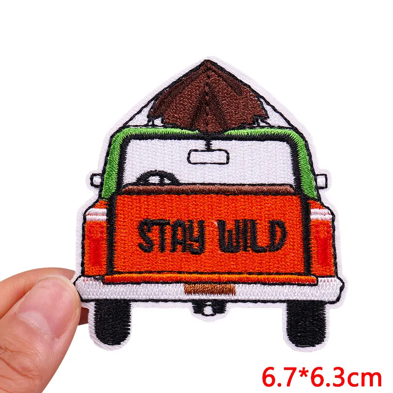 Parche bordado para acampada en montaña – termoadhesivo para ropa - imagen 5