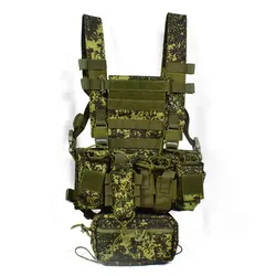 Chaleco táctico ligero EMR modular desmontable MOLLE para pecho
