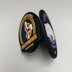 Parche táctico 3D PVC y silicona con logotipo en relieve personalizable