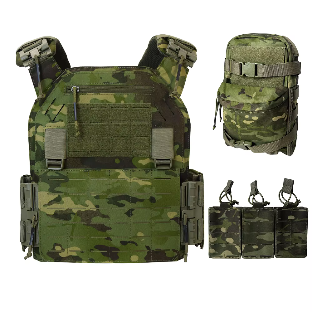 Chaleco táctico UT-ZH02 liberación rápida con hidratador MOLLE - imagen 2