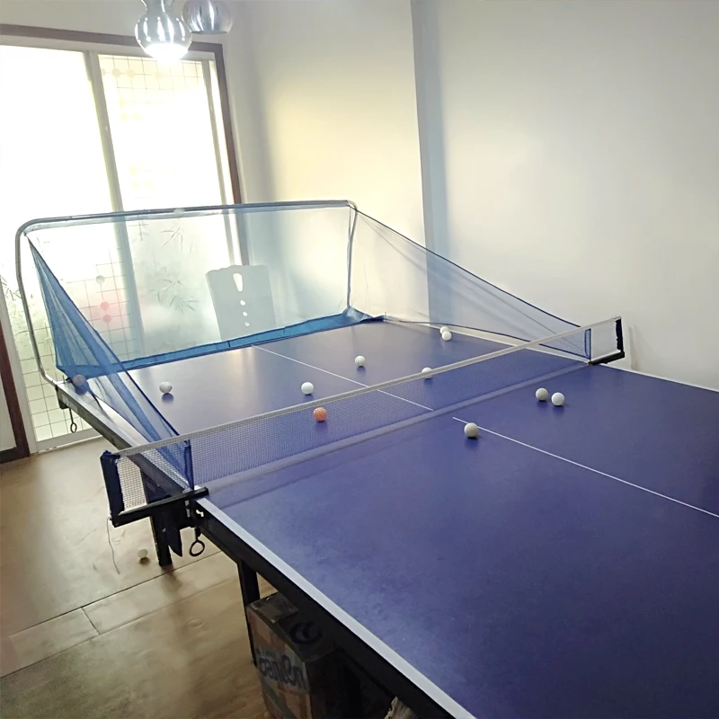 Red entrenamiento ping pong profesional con recogepelotas – práctica eficiente - imagen 2