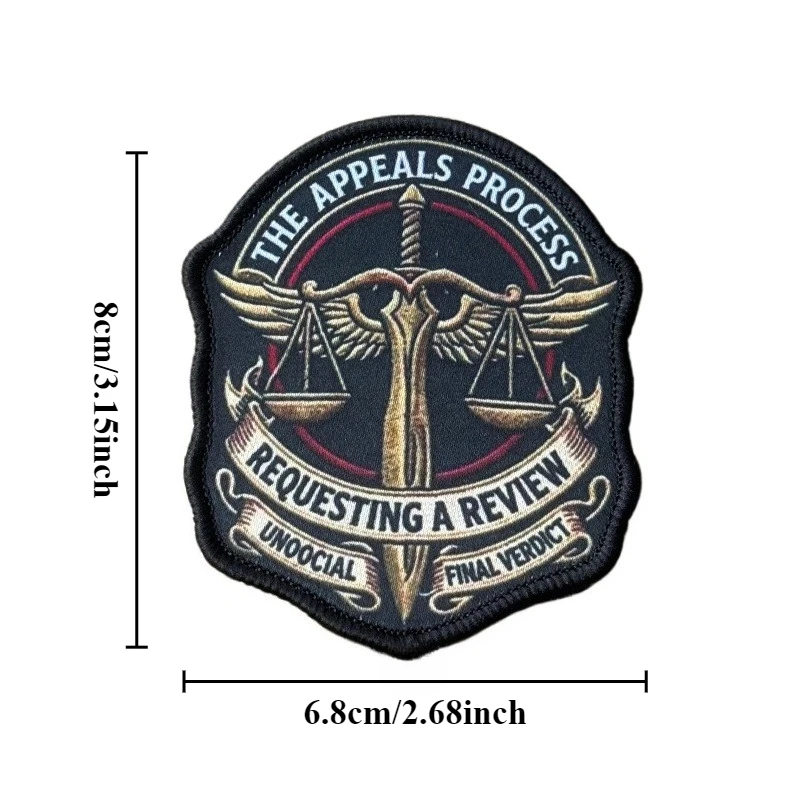 Parche táctico gancho y bucle para brazalete, insignia moral - imagen 2