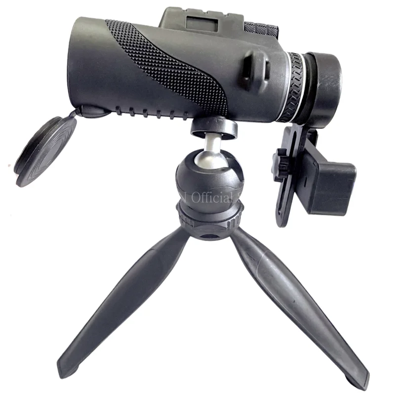 Monocular telescopio con trípode y soporte móvil, senderismo y acampada - imagen 4