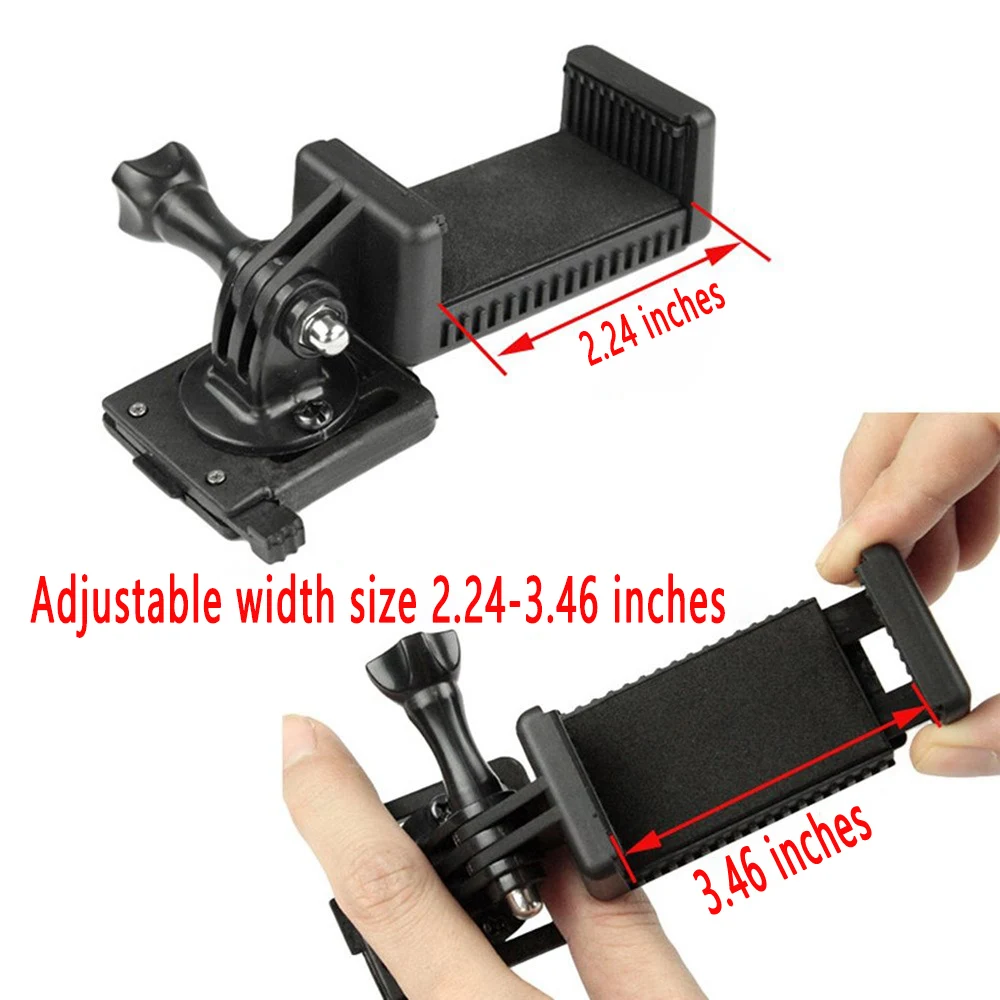 Soporte de casco táctico para GoPro y cámaras POV ajustable