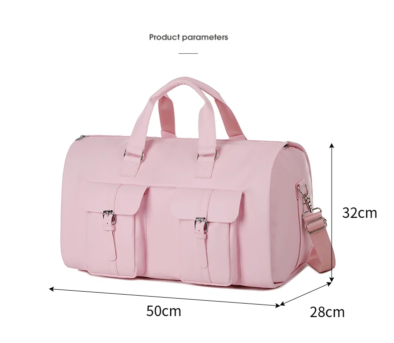 Bolso tipo duffle con diseño portátil y bandolera