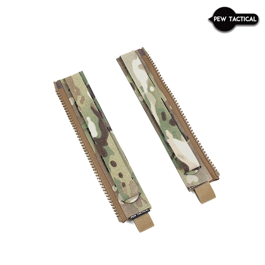 PEW Panel trasero táctico MOLLE con adaptador de cremallera