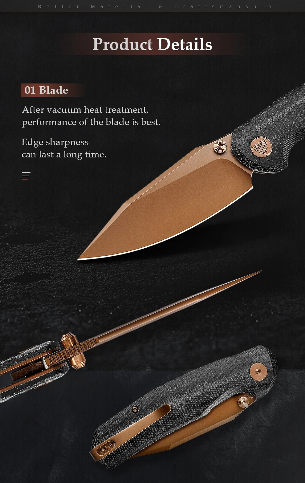 Cuchillo plegado para transporte y uso EDC