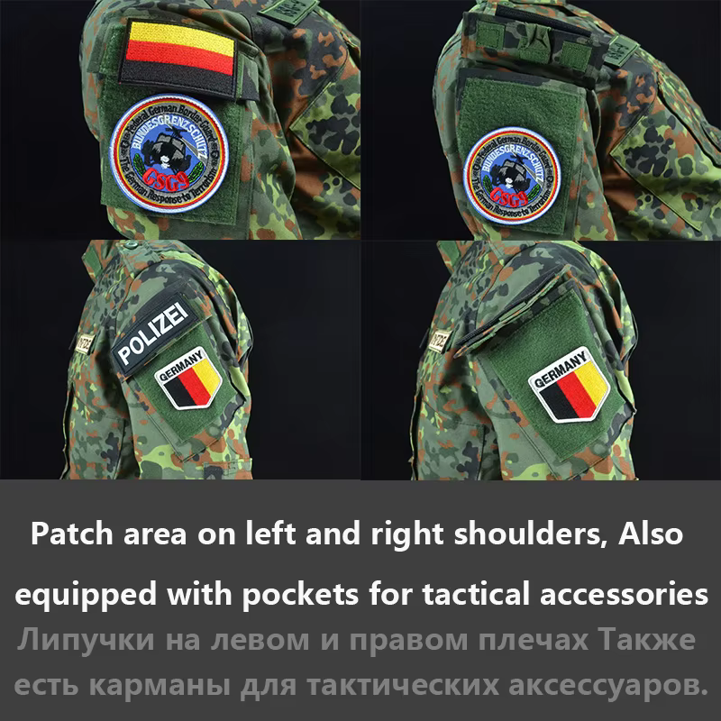 Mege Flectarn Uniforme Táctico ACU Camuflaje Parche Equipo CS - imagen 5