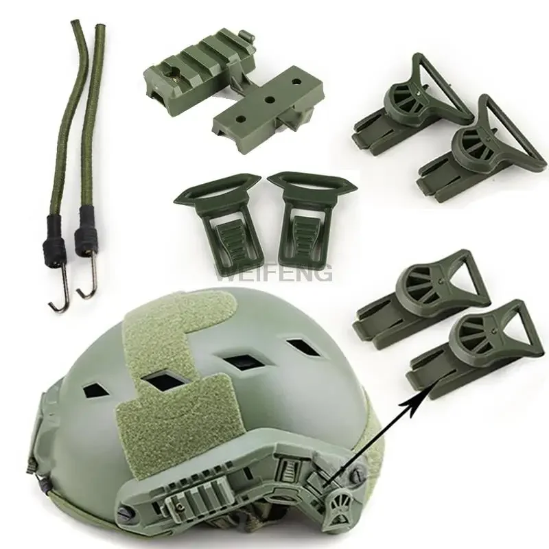 Adaptador riel NVG para casco táctico – Montura giratoria - imagen 2