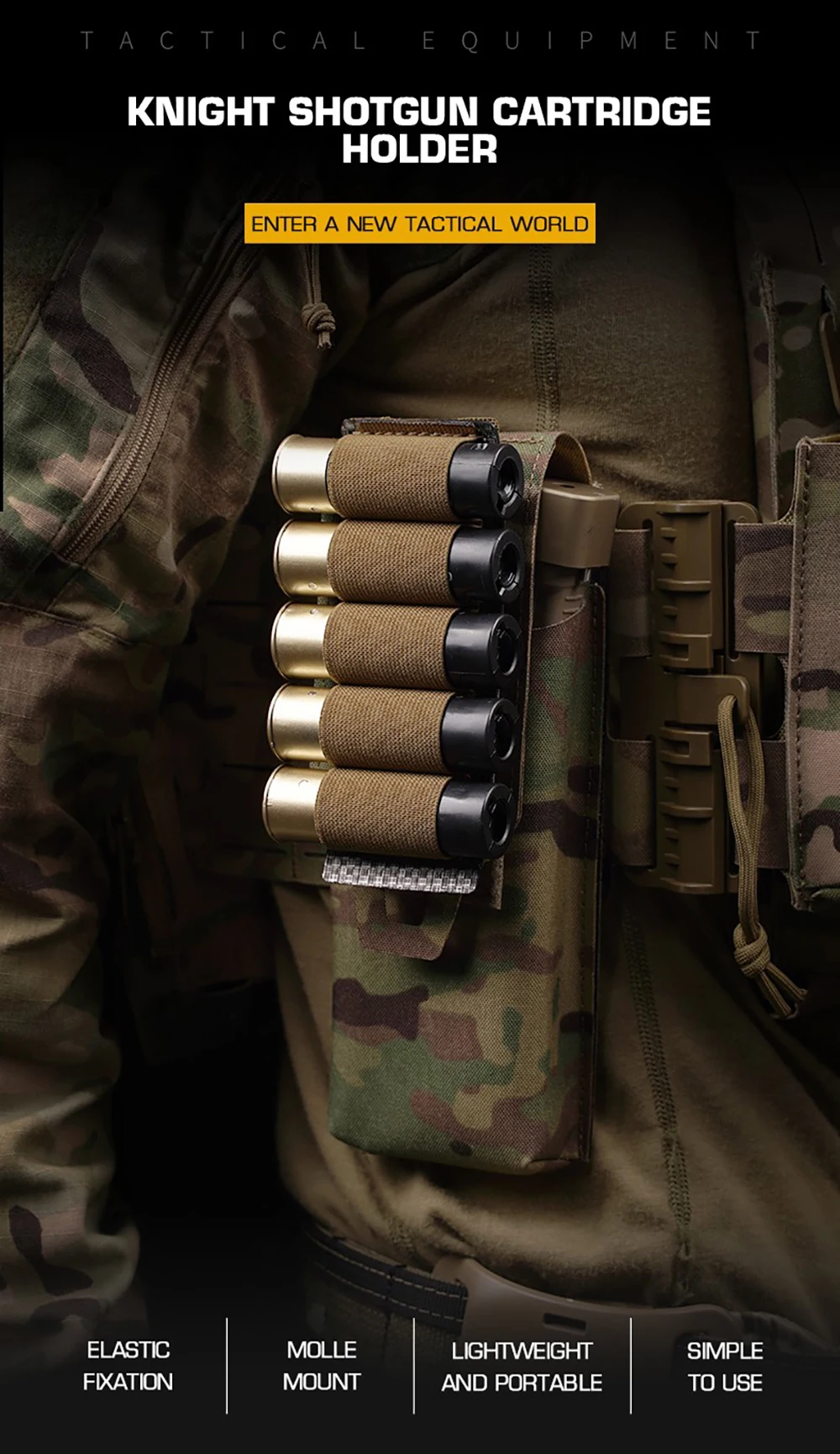Portacartuchos táctico SINAIRSOFT con sistema MOLLE
