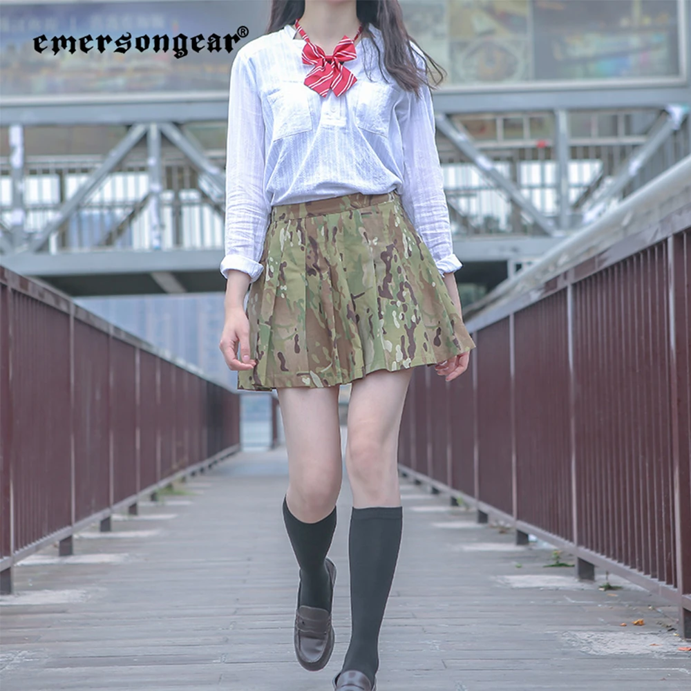 Emersongear falda táctica plisada camuflaje cintura alta urbana - imagen 5