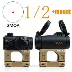 Mira óptica reflex AIMP 2MOA con montura rápida UNITY para riel Picatinny