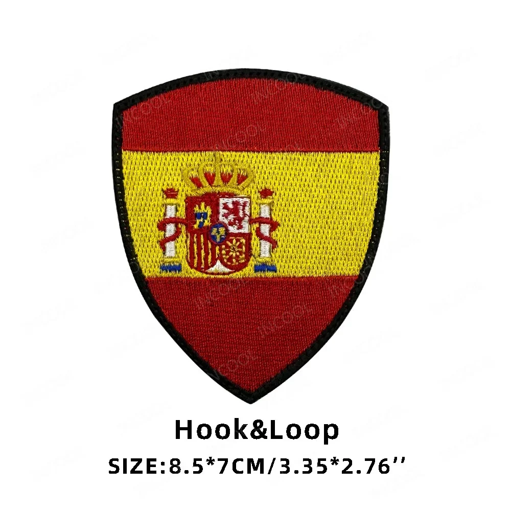 Parche bordado bandera táctica para brazalete y gorra - imagen 5