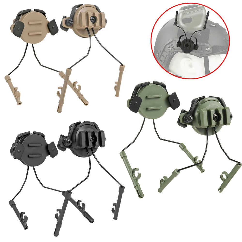 Adaptador de riel para casco táctico ARC con soporte giratorio - imagen 3
