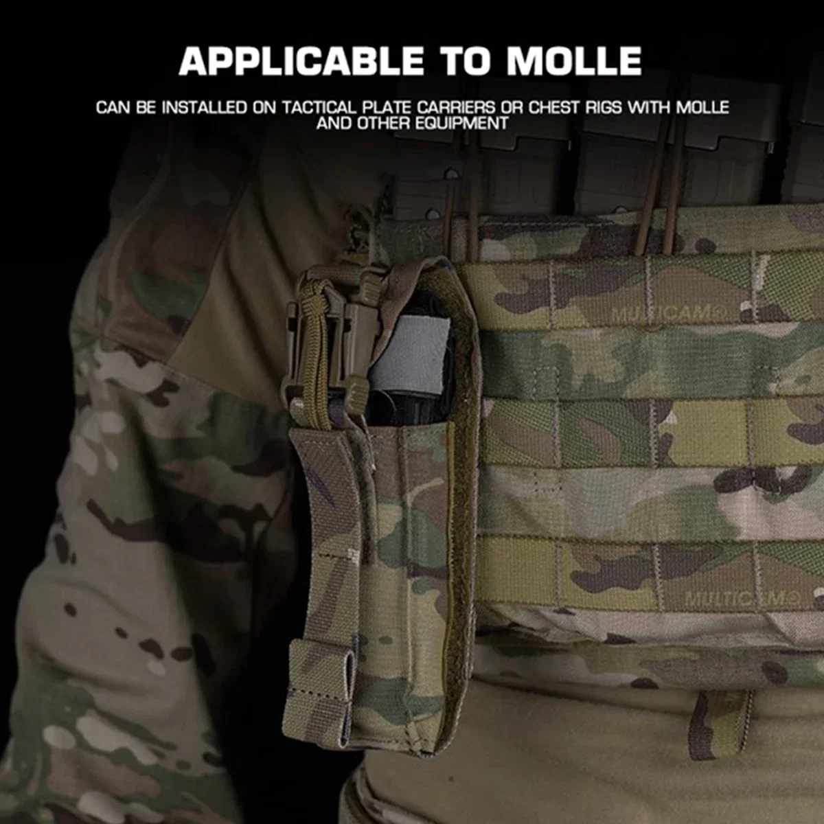 Bolsa para torniquete Molle de liberación rápida, primeros auxilios - imagen 5