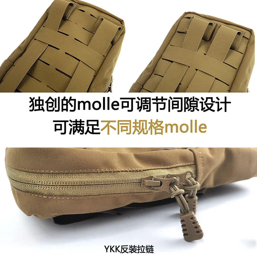 Uso de la riñonera como complemento de mochila táctica