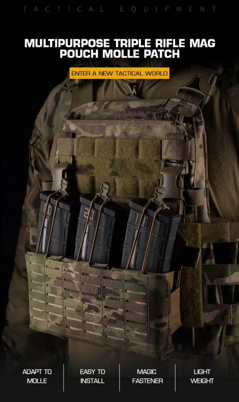 Parche multiusos sobre configuración MOLLE
