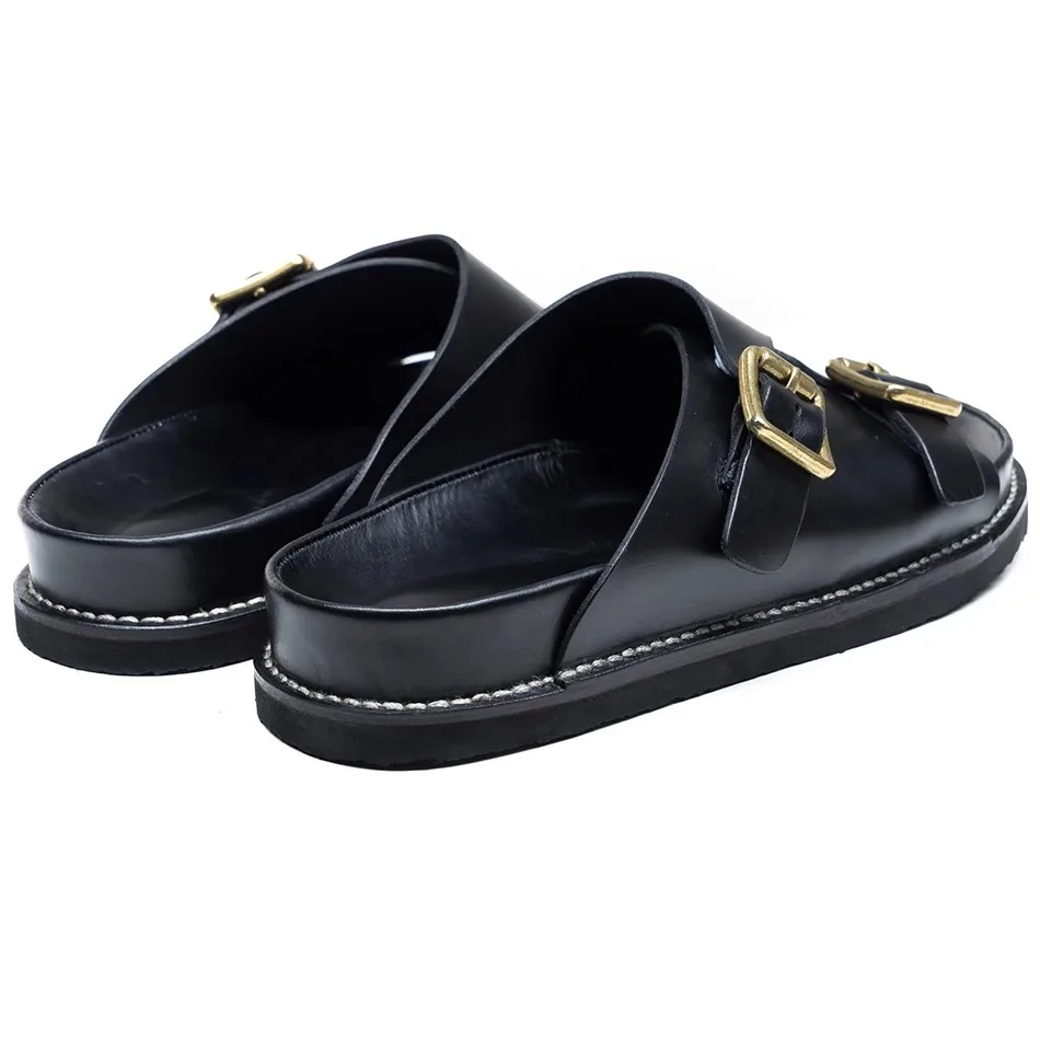 Sandalias tácticas KOWM de cuero transpirables para exterior - imagen 3