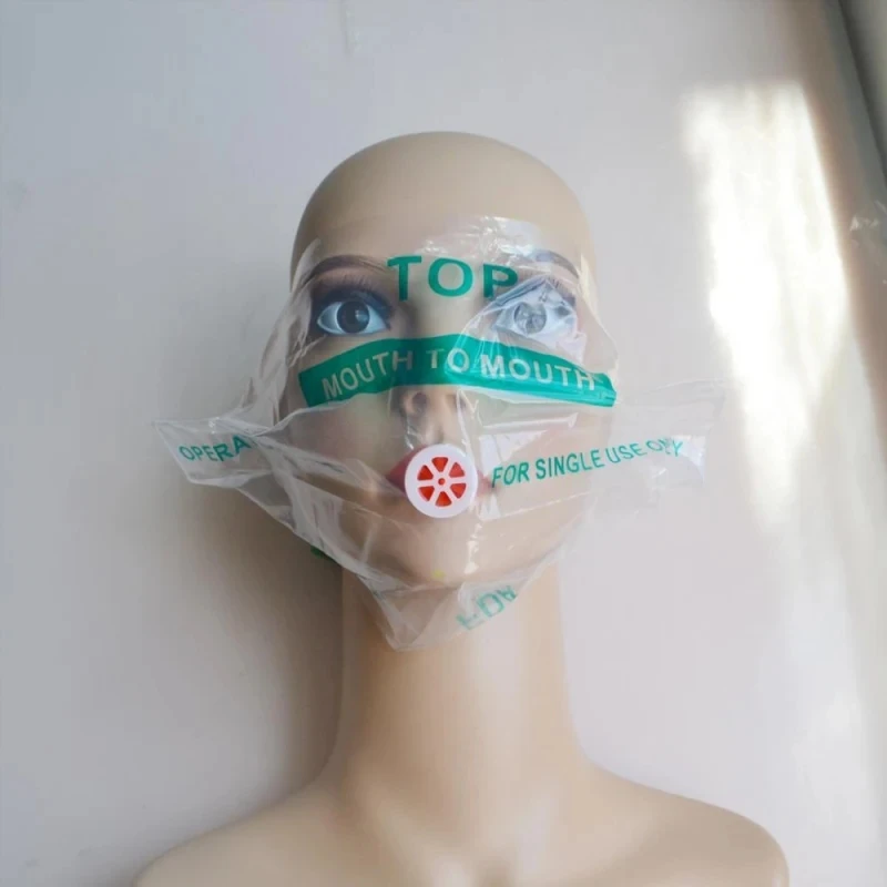 Máscara RCP con llavero – Resucitador emergencia primeros auxilios