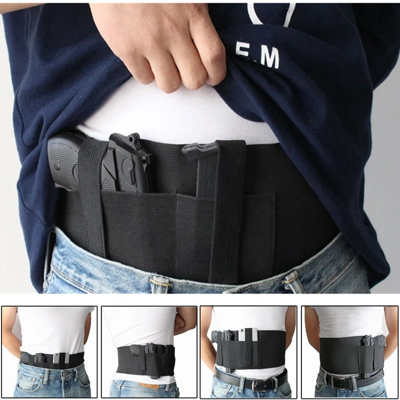 Funda táctica ambidiestro cintura Glock 17/43 9mm MOLLE - imagen 2