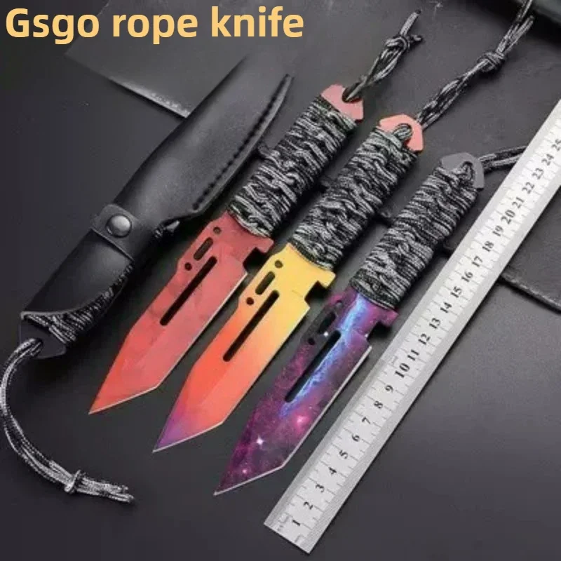 Cuchillo EDC táctico de acero inoxidable para exteriores - imagen 4