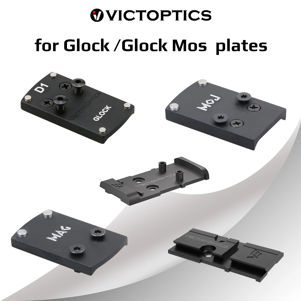 VictOptics placa de montaje red dot de acero para Glock MOS - imagen 5