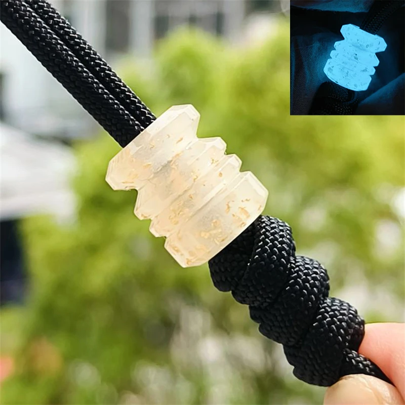 Colgante cuchillo llavero EDC - kit DIY cuentas con paraguas luminoso - imagen 4