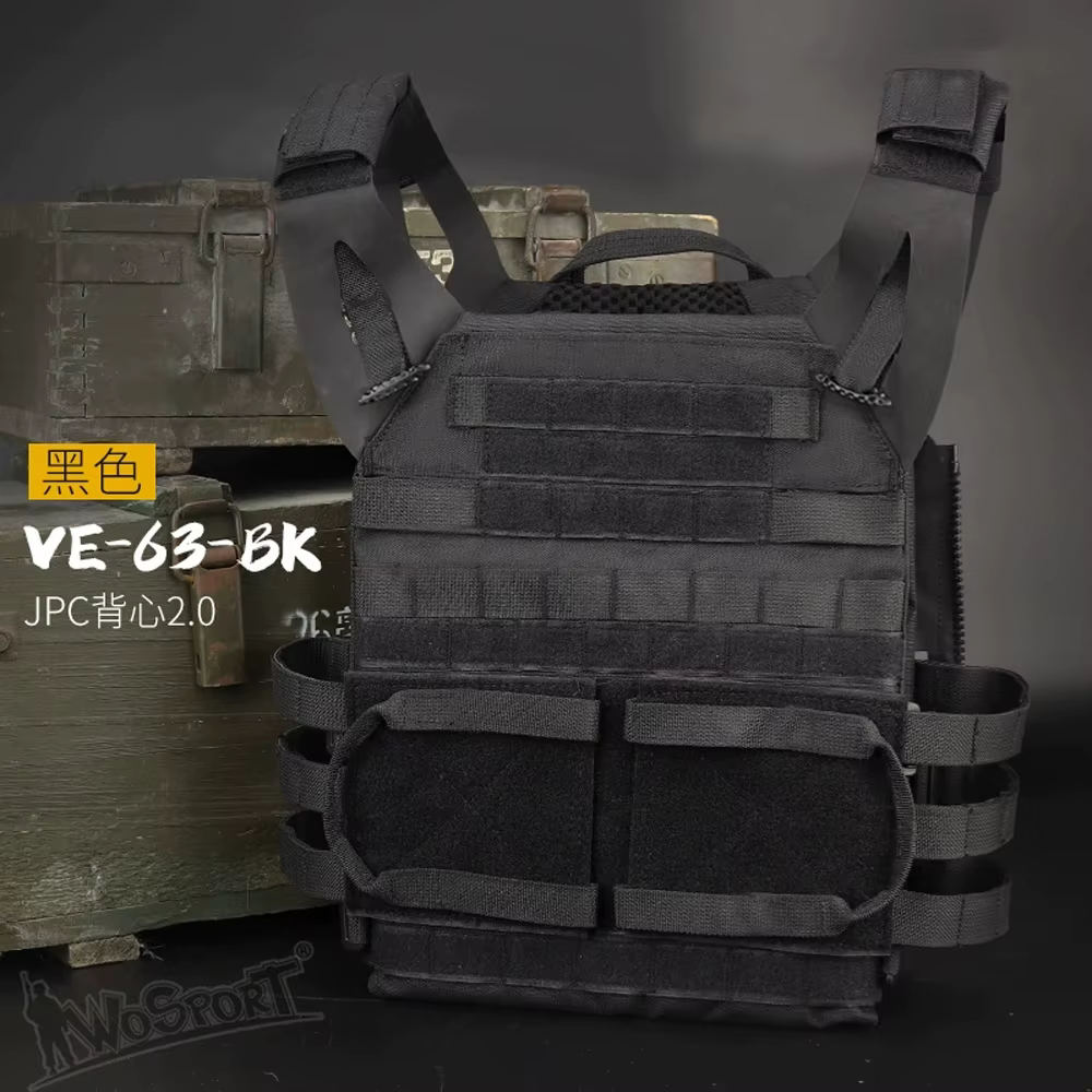 Chaleco táctico JPC expandible MOLLE para caza, aire libre y airsoft - imagen 5