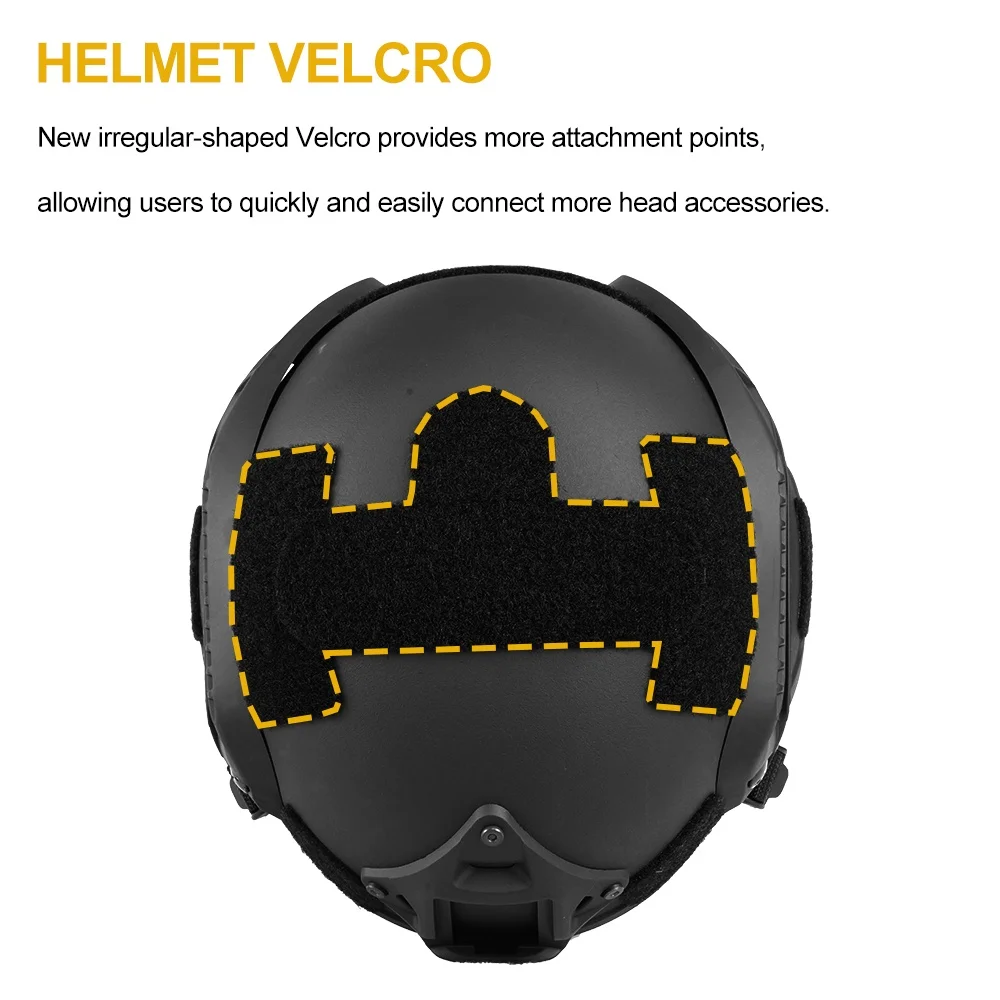BOOIU MICH 2000 Casco táctico ACH regulable ABS con auditiva - imagen 3