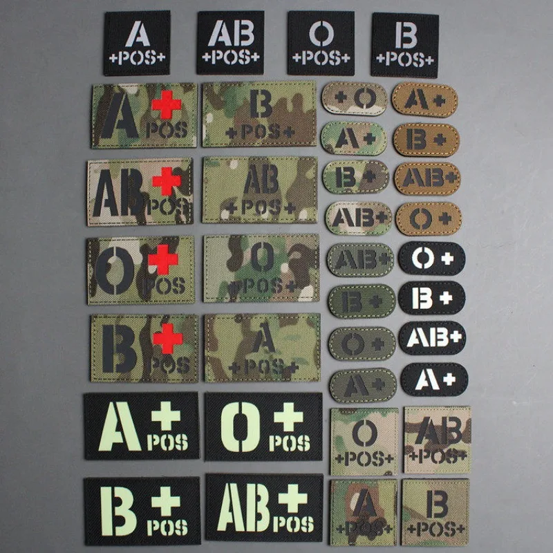 Parche identificación grupo sanguíneo A+ y AB+ con luz nocturna - imagen 4