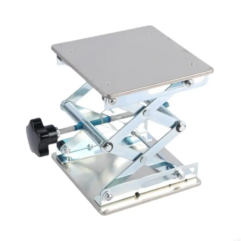 Plataforma elevadora manual acero inoxidable con ajuste tornillo - imagen 3