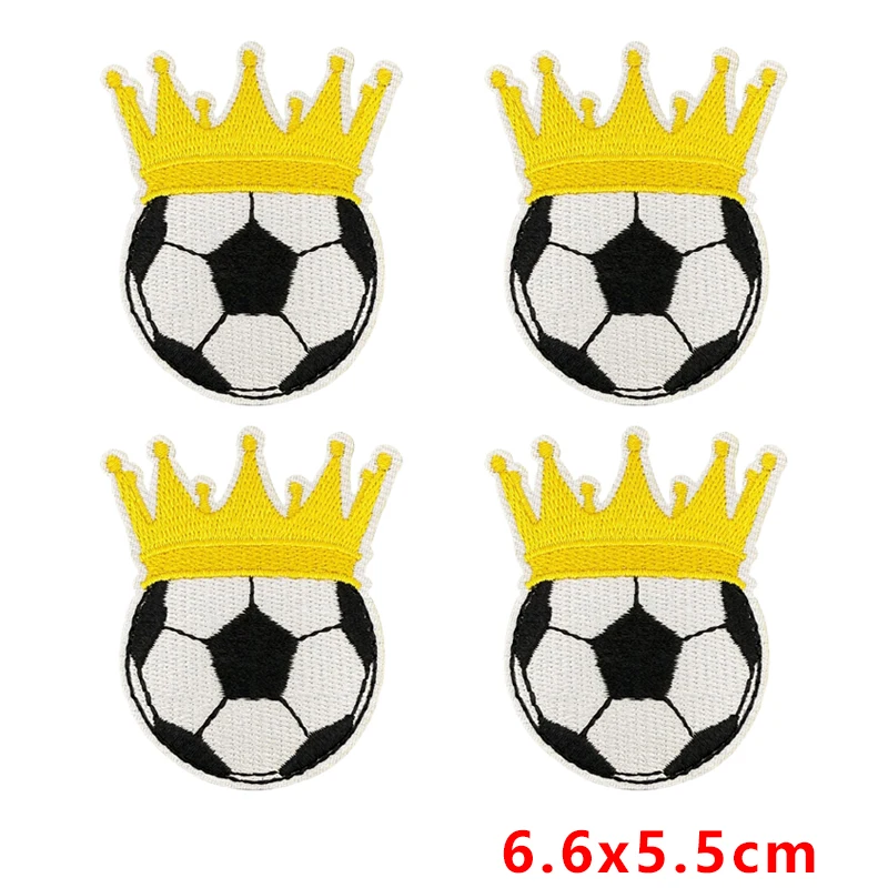 Parche bordado fútbol termoadhesivo para coser y planchar - imagen 5