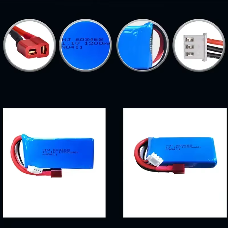 WLtoys batería LiPo con conector T para barco RC alta velocidad - imagen 4