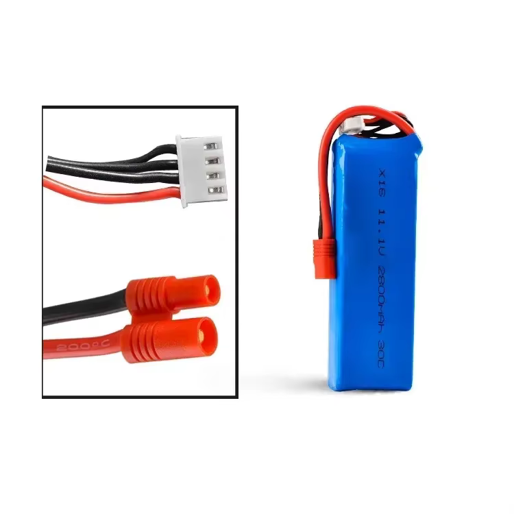 Batería LiPo para dron RC con conector banana y carga USB - imagen 4