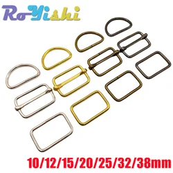Hebilla D-Ring metálica Tri-Glide ajustable para correas tácticas