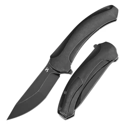 Kansept K1090 Hira, cuchillo plegable CPM S35VN y titanio