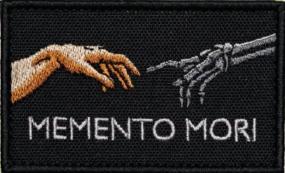 Parche bordado velcro negro MOLLE compatible – Táctico militar - imagen 2