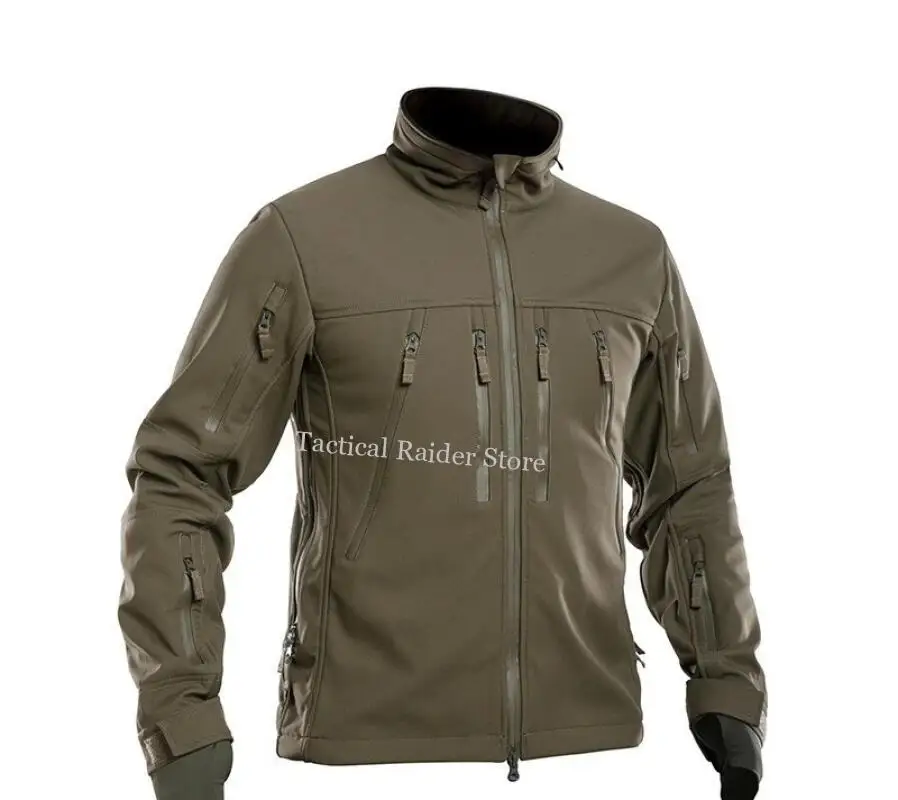 Chaqueta táctica softshell impermeable cortavientos hombre exteriores - imagen 3
