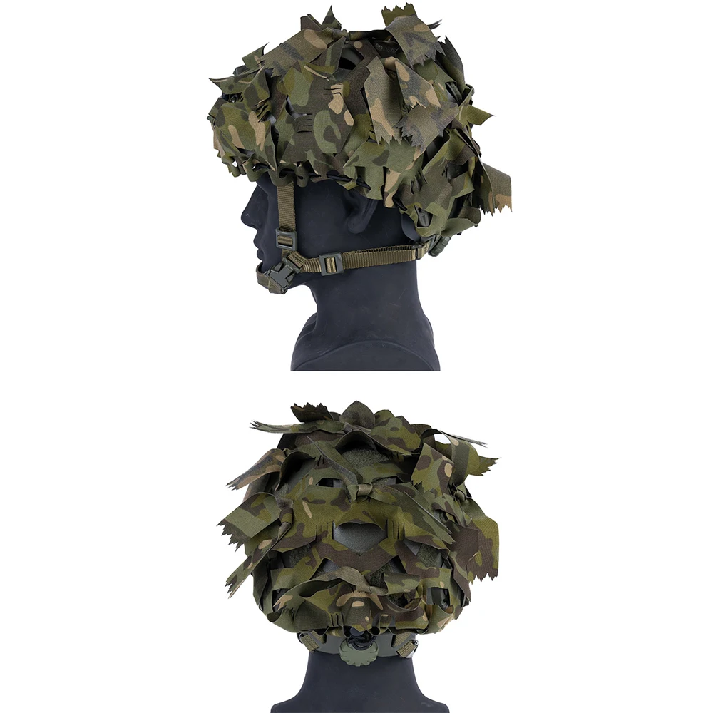 Cubierta de casco táctica camuflaje Airsoft con red ligera y rápida - imagen 2
