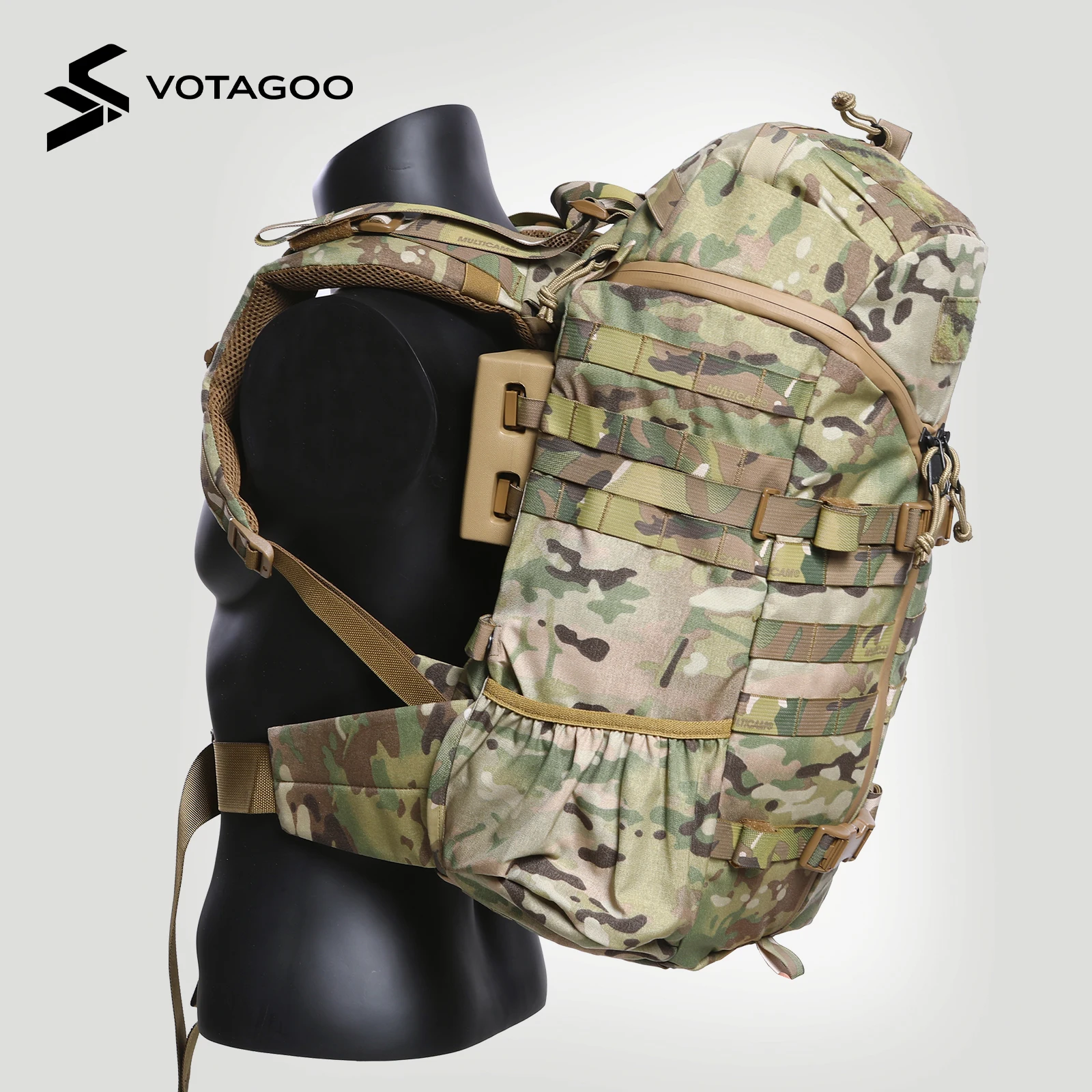 Mochila táctica VOTAGOO Cordura para viajes, trekking y montaña - imagen 5
