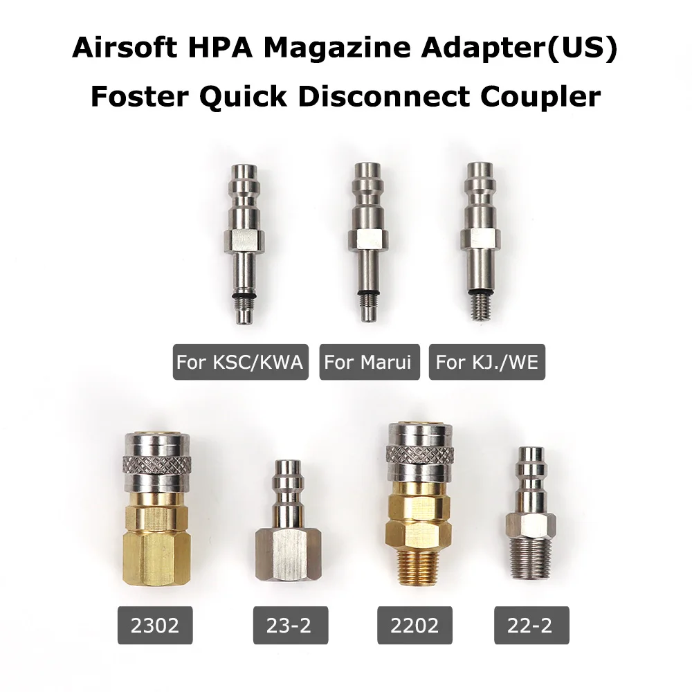 Adaptador HPA US coupling rápido KSC/KWA/Marui - imagen 3