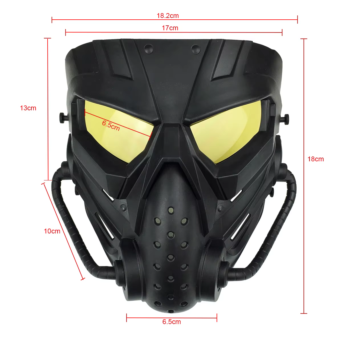 Máscara Airsoft con protección total para cabeza y ojos - imagen 4