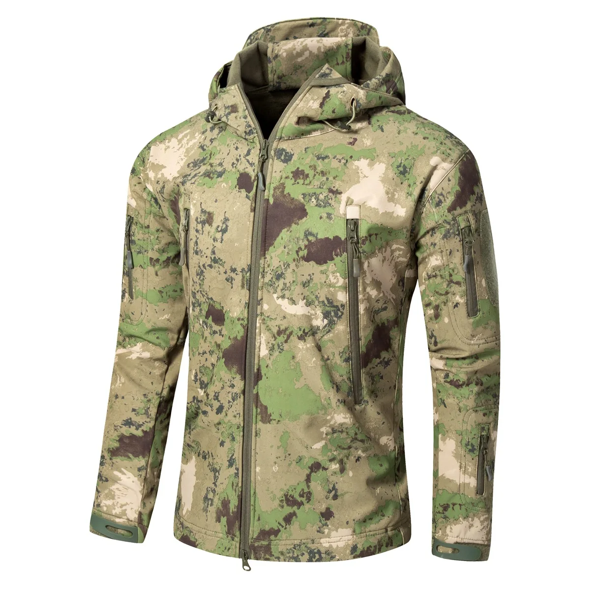 Chaqueta Lana Invierno con Capucha y Cremallera – Hombre Outdoor - imagen 3