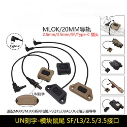 SureFire interruptor remoto de presión con cable para M300/M600