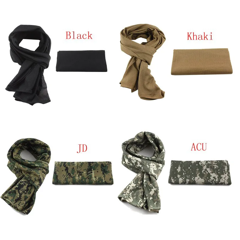 VULPO Shemagh táctico camuflaje para airsoft caza senderismo - imagen 4