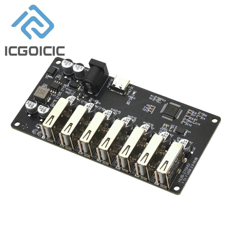 Hub USB 2.0 Raspberry Pi con alimentación externa listo para usar - imagen 3
