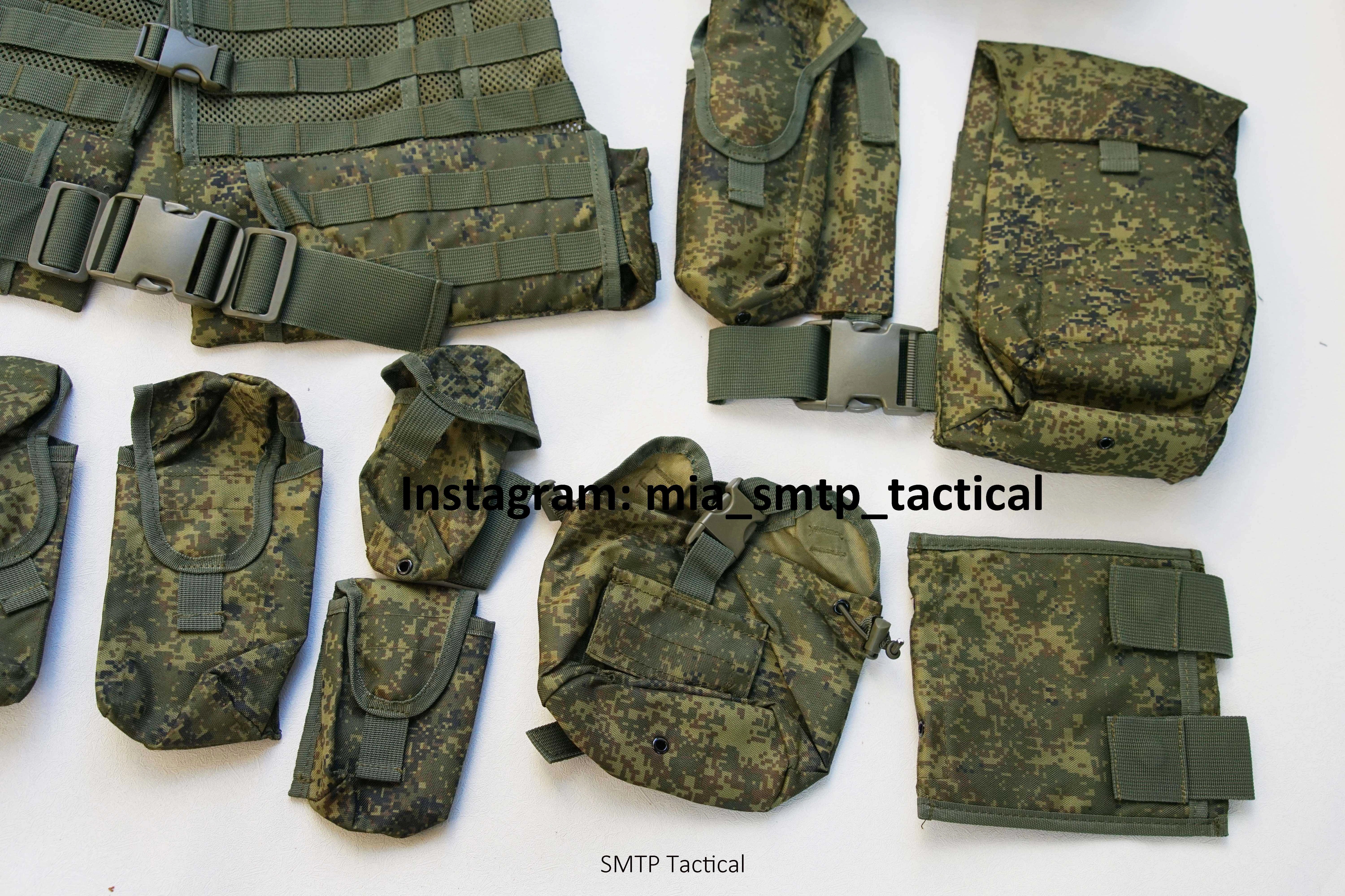Chaleco táctico MOLLE verde compacto con sistema modular - imagen 2